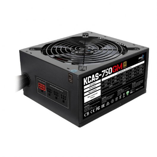 Aerocool KCAS-750GM 750W 80 Plus Gold Semi Modular