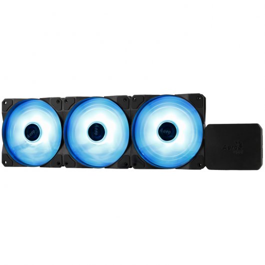 Aerocool Project 7 P7-F12 Pro Kit 3 Ventiladores 120mm + P7-H1 Hub Controlador