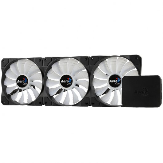 Aerocool Project 7 P7-F12 Pro Kit 3 Ventiladores 120mm + P7-H1 Hub Controlador