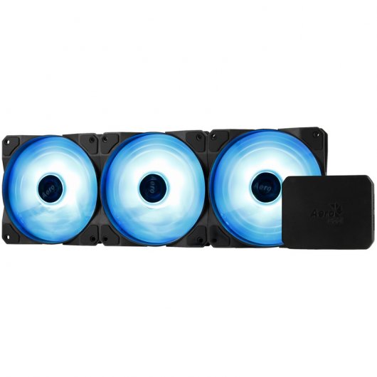 Aerocool Project 7 P7-F12 Pro Kit 3 Ventiladores 120mm + P7-H1 Hub Controlador