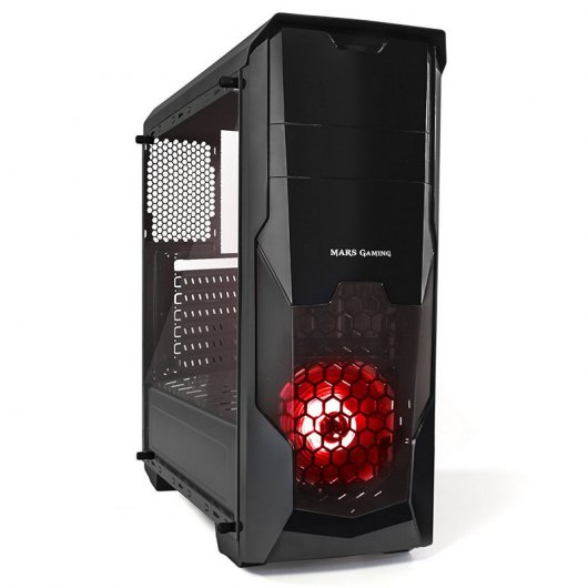 Tacens Mars Gaming MC5 USB 3.0 con Ventana Negro