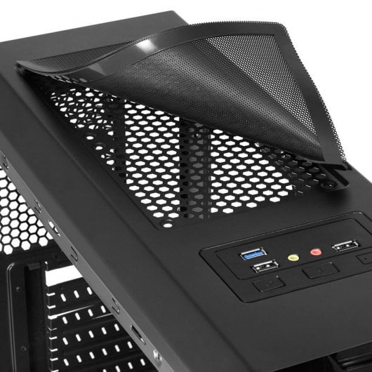 Tacens Mars Gaming MC5 USB 3.0 con Ventana Negro