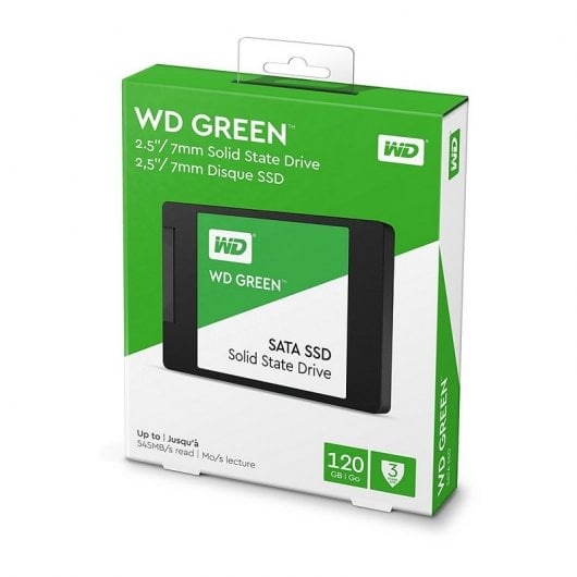 Disque SSD WD Green 3D 120 Go SATA3