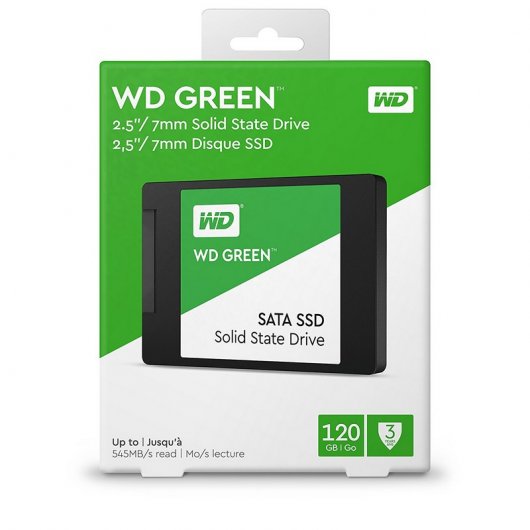 Disque SSD WD Green 3D 120 Go SATA3