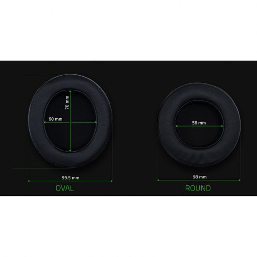 Razer Kraken Pro V2 Oval Auriculares Gaming Negro