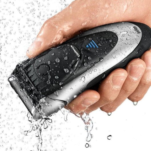 Rasoio Elettrico Multifunzione Viso Braun MG5090 Senza Filo 30min Uso Doccia Pettine Ricarica Rapida