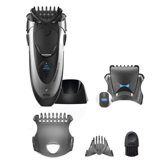 Rasoio Elettrico Multifunzione Viso Braun MG5090 Senza Filo 30min Uso Doccia Pettine Ricarica Rapida