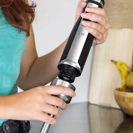 Licuadora Cecotec PowerGear 1500 Noir Acier Inoxydable 1500W 21 vitesses Turbo