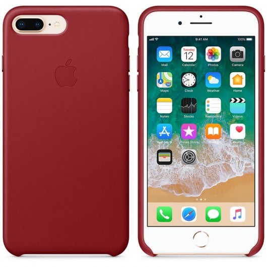 Apple Funda Silicona Roja para iPhone 8/7 Plus