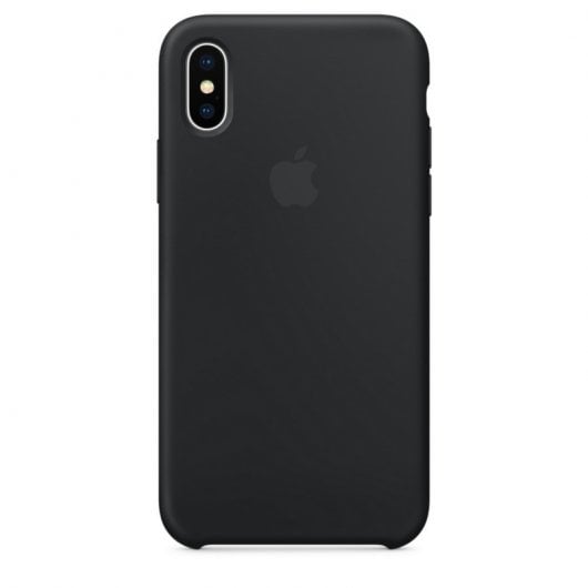Apple Funda Silicona Negra para iPhone X