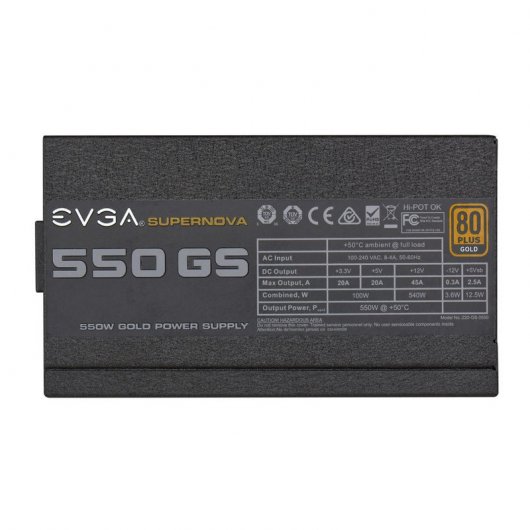 EVGA Supernova GS 550W 80 Plus Gold Modular