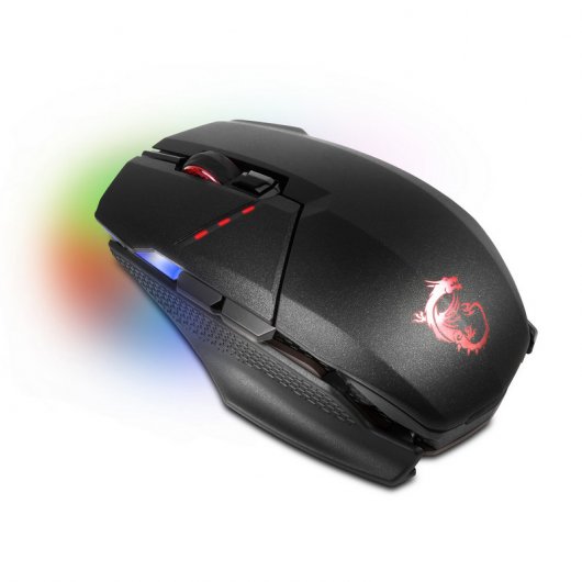 MSI Clutch GM70 Ratón Gaming Inalámbrico 18000 DPI Negro