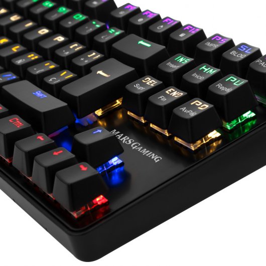 Tacens Mars Gaming MK4MINI Teclado Mecánico Gaming RGB Switch Brown