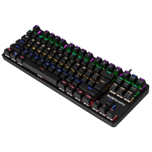 Tacens Mars Gaming MK4MINI Teclado Mecánico Gaming RGB Switch Brown