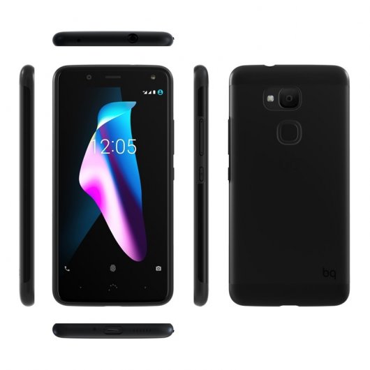 BQ Funda Hybrid Negra para Aquaris V/VS