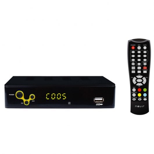 Nevir NVR-2595 DUGHD Sintonizador TDT Amarillo con USB