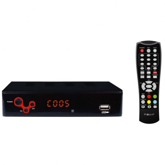 Nevir NVR-2595 DUGHD Sintonizador TDT Rojo con USB