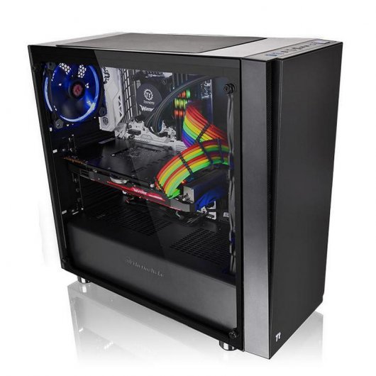 Thermaltake Versa J21 USB 3.0 in vetro temperato