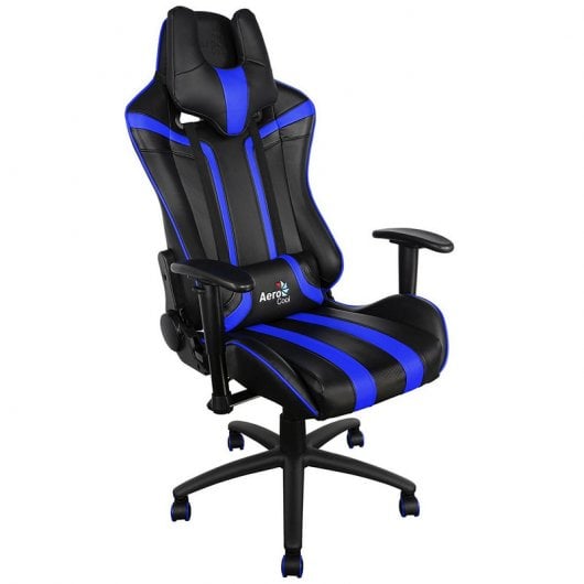 Aerocool AC120 Silla Gaming Profesional Azul