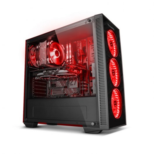 Nox Hummer TG RGB USB 3.0 Cristal Templado