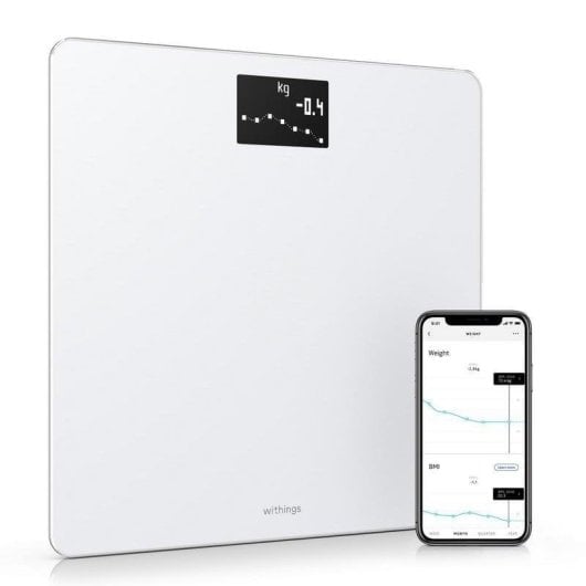 Balança Inteligente Withings Body Até 180 kg IMC WiFi Bluetooth Ecrã LCD