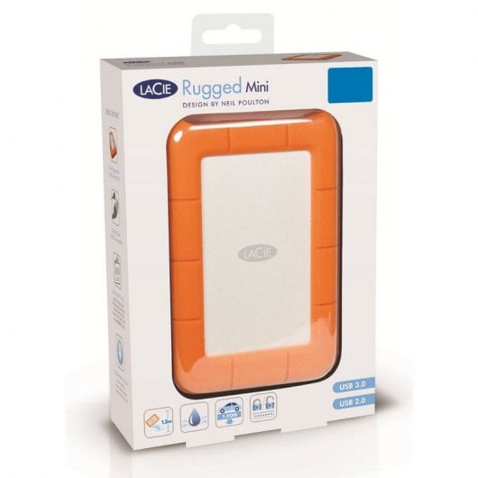 LaCie Rugged Mini Externe Festplatte 4 TB Orange