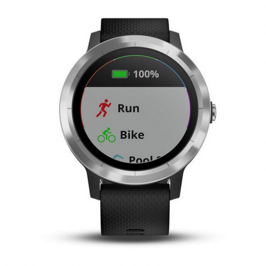 Garmin Vivoactive 3 Pulsera de Actividad Plata/Negra