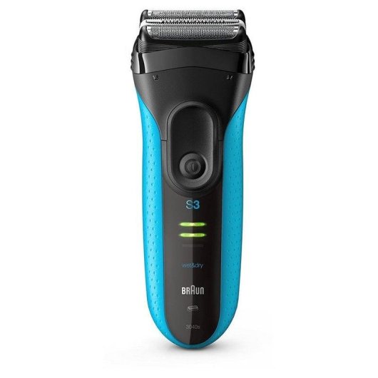 Barbeador Facial Braun Series 3 ProSkin 3010s Recarregável Seco e Molhado 45min Aparador