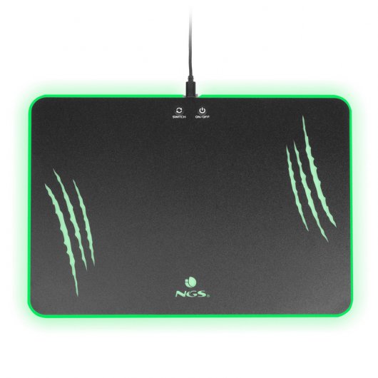 NGS GPX-600 Alfombrilla Gaming con Iluminación