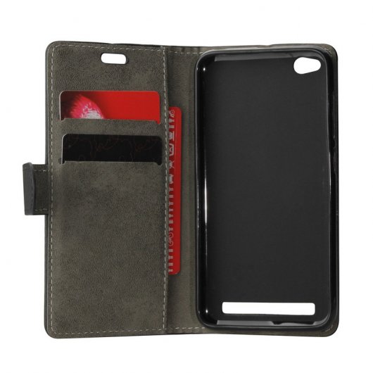 German Tech Funda Libro Elegant Negra para Xiaomi Redmi 5A