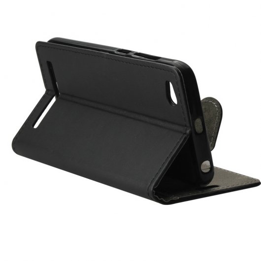 German Tech Funda Libro Elegant Negra para Xiaomi Redmi 5A