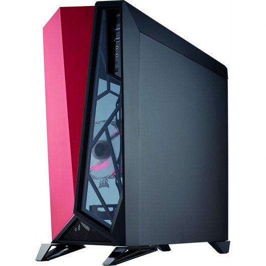 Corsair Carbide Series Spec-Omega Cristal Templado Negra/Roja