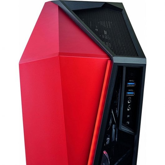 Corsair Carbide Series Spec-Omega Cristal Templado Negra/Roja