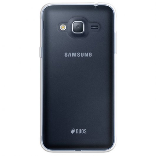German Tech Funda Gel Clear Fit Transparente para Samsung Galaxy J3 2016