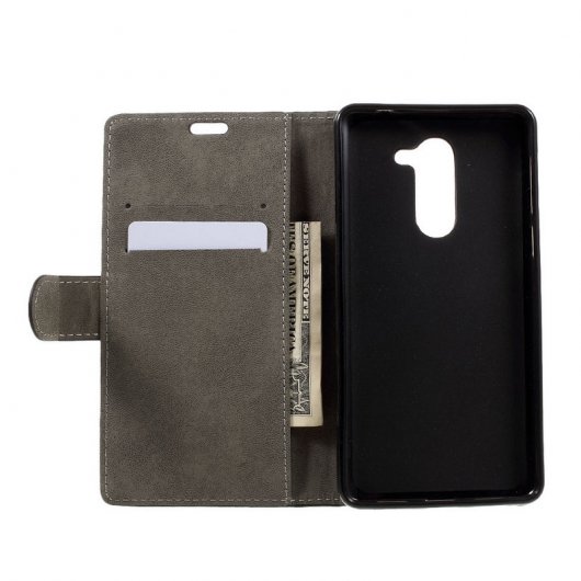 German Tech Elegant Funda Libro Negra para Honor 6X