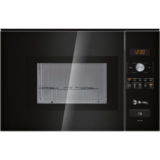 Balay 3WG365NIC Microondas con Grill Integrable 800W Negro