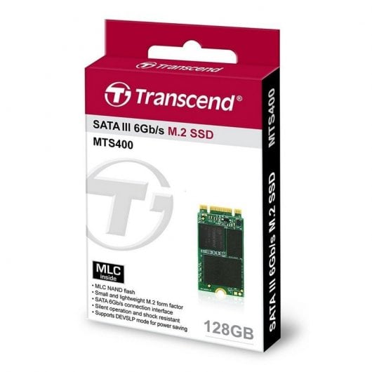 Transcend MTS400 M.2 128 GB Serial ATA III MLC
