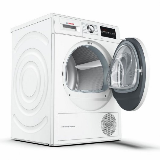 Bosch WTG87238EE Secadora Bomba de Calor de Carga Frontal 8Kg A++ Blanca