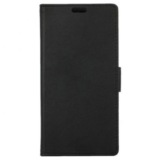 German Tech Elegant Funda Libro Negra para Wiko View XL