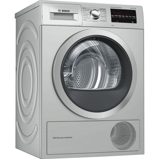Bosch WTG8729XEE Secadora Bomba de Calor de Carga Frontal 9kg Acero Mate Antihuellas