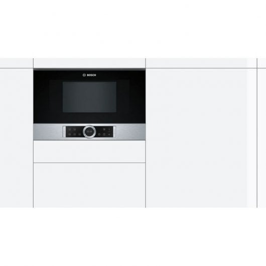 Bosch BFL634GS1 Microondas Integrable 900W Negro/Inox 21L