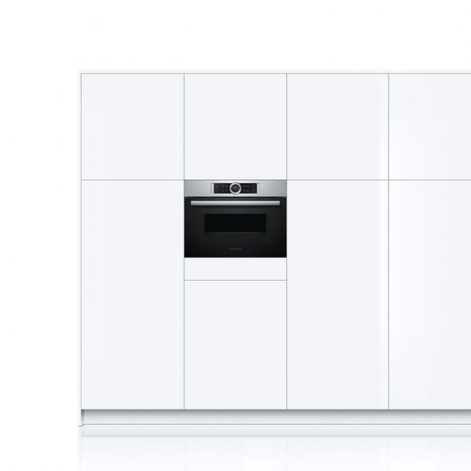 Bosch CMG633BS1 Horno Compacto Multifunción con Microondas 45L Negro/Inox