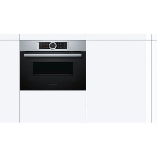 Bosch CMG633BS1 Horno Compacto Multifunción con Microondas 45L Negro/Inox