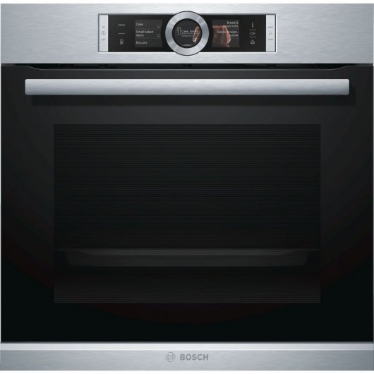 Bosch HRG6767S2 Horno Multifunción Pirolítico con Vapor Añadido 71L Negro/Inox