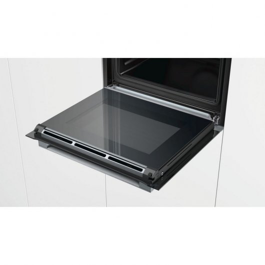 Bosch HRG6767S2 Horno Multifunción Pirolítico con Vapor Añadido 71L Negro/Inox