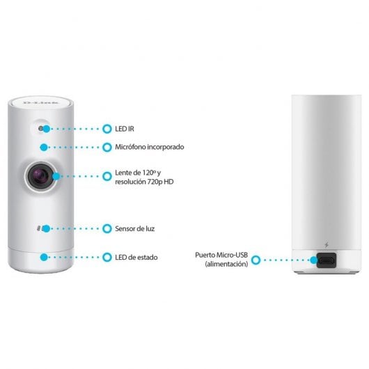 D-Link DCS-8000LH Cámara de Vigilancia WiFi N Mini