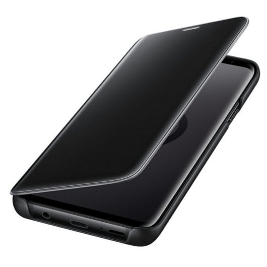 Samsung EF-ZG965 clear view standing cover negra para Samsung Galaxy S9+