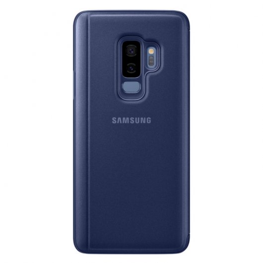 Samsung EF-ZG965 Clear View Standing Cover Azul para Samsung Galaxy S9+
