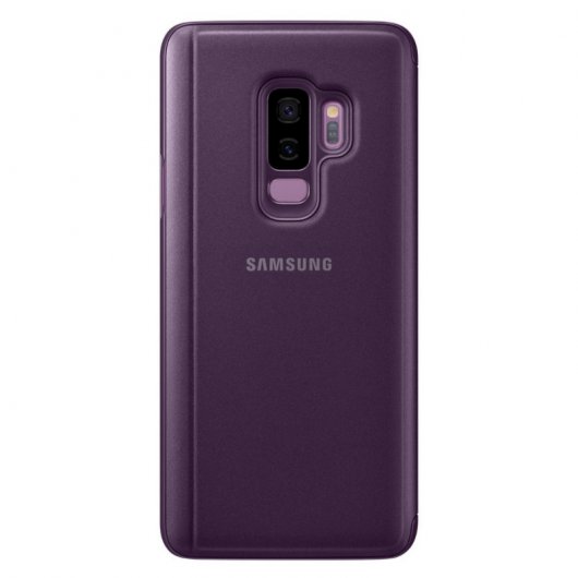 Samsung EF-ZG965 Clear View Standing Cover Púrpura para Samsung Galaxy S9 Plus