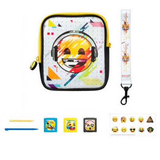 Indeca Kit 8 en 1 Emoji 2018 para Nintendo 2DS